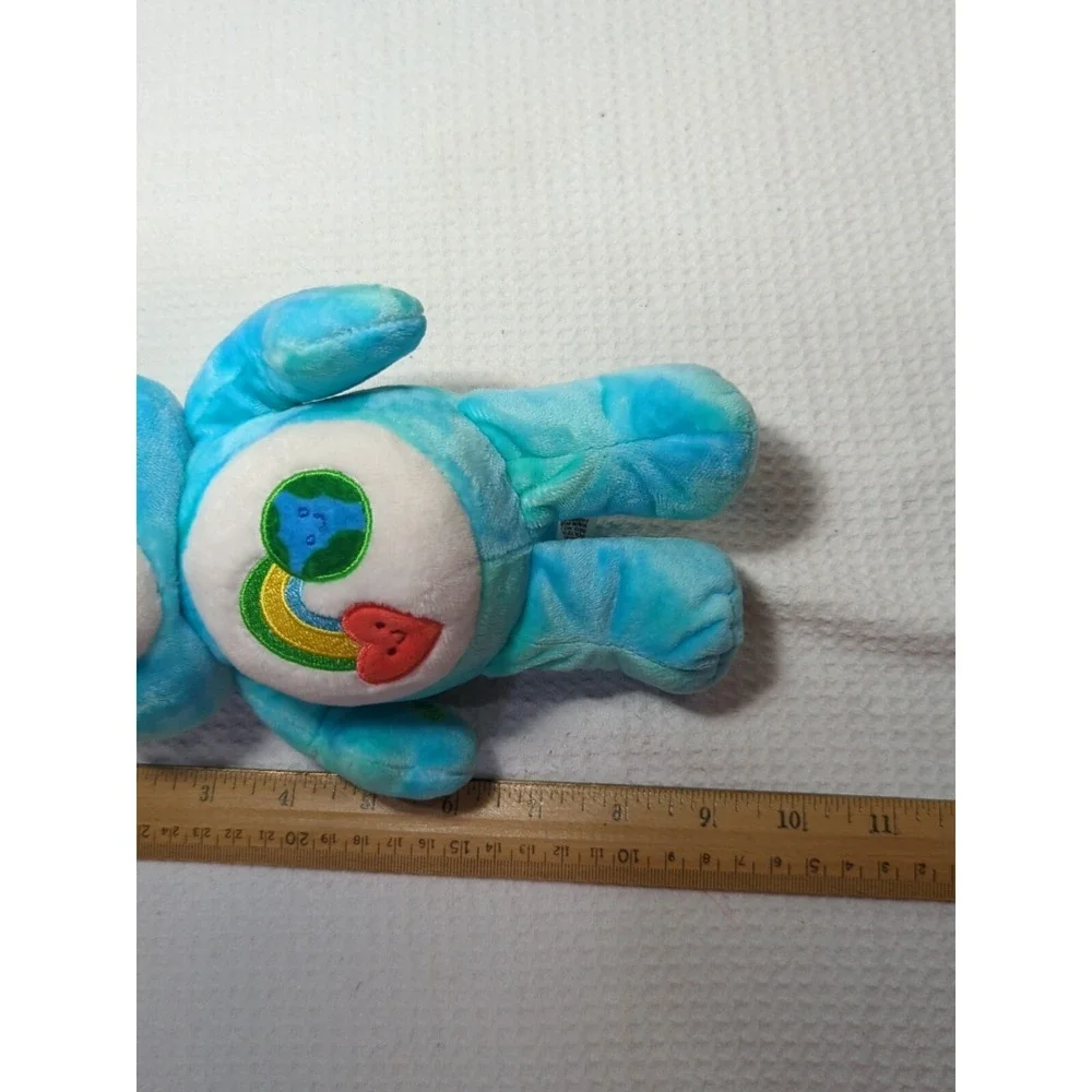 Care Bears Love the Earth Plush teddy blue green Basic Fun 9